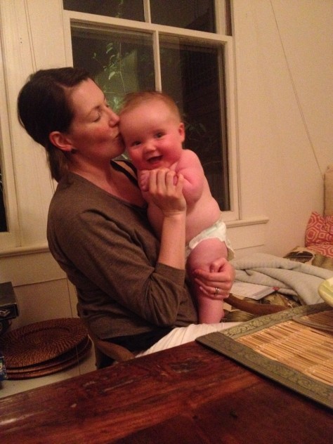 Little Linden and his mum, Nat. He is an angel.