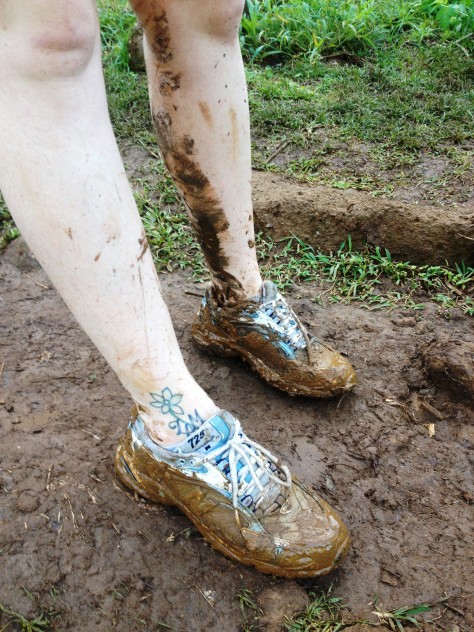 It was a little muddy to get to...
